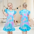 thumbnail image 4 of Nidoul 2pcs Girls Nightgowns Unicorn Pajamas Princess Toddler Nightgown Sleepwear Nightie for Kids Little Girls, 4 of 6