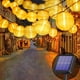 thumbnail image 1 of Guirnalda de luces solares para exterior - 7 m - 50 LED - Resistente al agua - Iluminación solar para jardín, balcón, patio, bodas, Navidad, fiestas (blanco cálido) [Clase energética A+++], 1 of 5