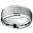 thumbnail image 3 of Metal Masters Mens Tungsten Carbide Ring Celtic Design 8mm, 3 of 7