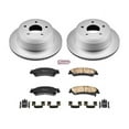 thumbnail image 2 of PowerStop Rear Geomet Coated Brake Rotor and Pad Kit Fits: CHEVROLET GMC ISUZU OLDSMOBILE Select Models CRK2003, 2 of 4