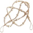 thumbnail image 1 of Wooden Bead Garland Rustic Rustic Beads with Tassels Christmas Tree Ornament Wedding Wall Decorations, 1 of 5