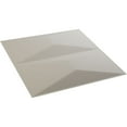 thumbnail image 6 of 19 5/8"W x 19 5/8"H Aberdeen EnduraWall Decorative 3D Wall Panel, UltraCover Satin Blossom White (Covers 2.67 Sq. Ft.), 6 of 6