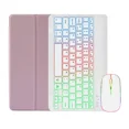thumbnail image 1 of Rainbow Backlit Keyboard Cover For Samsung Galaxy Tab S9 FE Case with Pencil Holder For Galaxy Tab S9 FE 10.9 inch Tablet Cover Pink with mouse Italian, 1 of 6