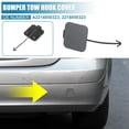 thumbnail image 2 of Unique Bargains Rear Bumper Tow Hook Towing Eye Cover Cap A2218850323 for Mercedes-Benz S-Class W221 07-09 Matte Gray, 2 of 6