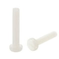 thumbnail image 1 of Unique Bargains M5 x 30mm Nylon Machine Screws, Pan Head Slotted Screw Fasteners, 40 Pack, 1 of 4
