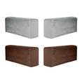thumbnail image 1 of Funda de Reposas de Sofá 2 Piezas Protector de de Sofá Elástico Grueso Extraíble Gris+2pcs Funda de Reposas de Sofá Protector de Baoblaze none, 1 of 9