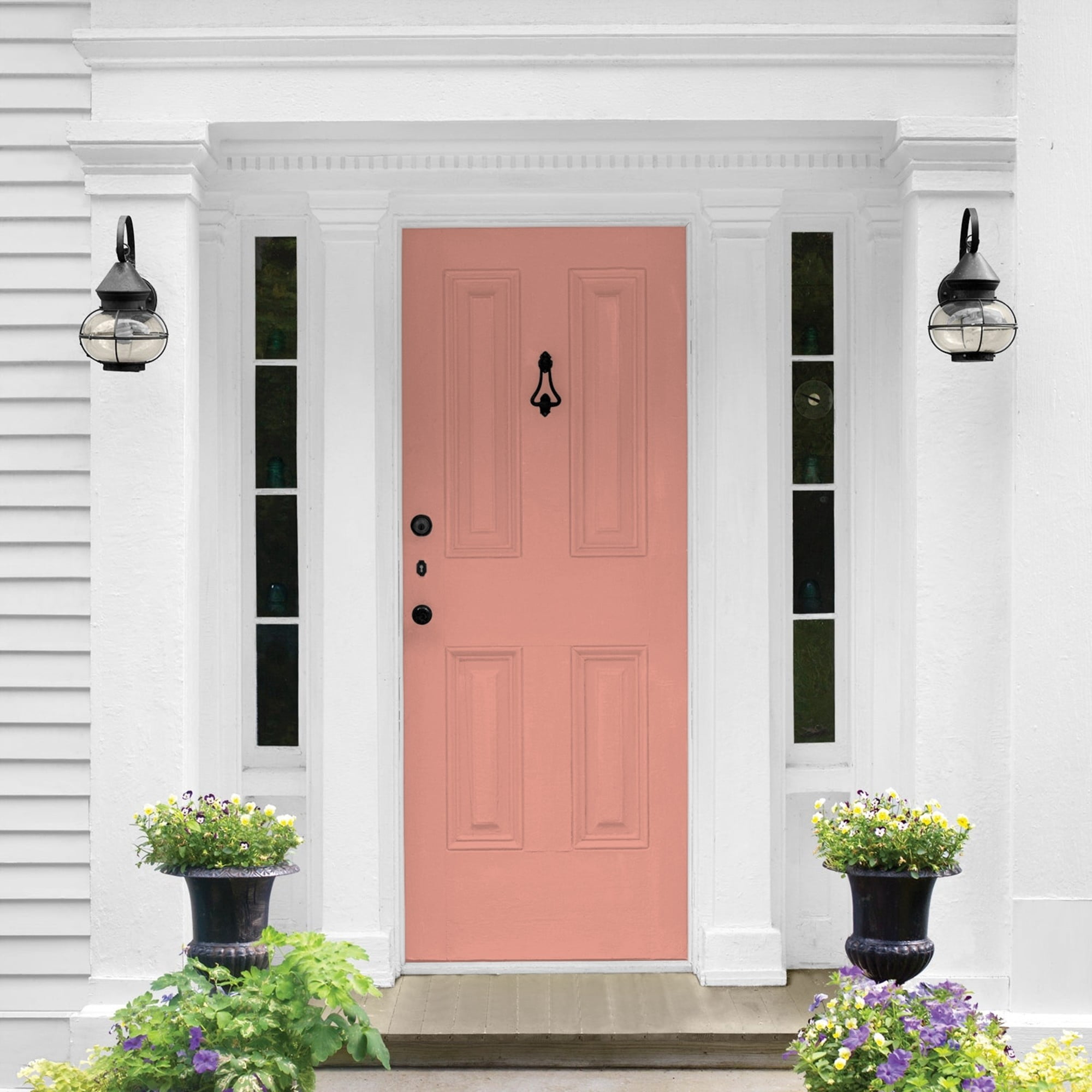 Glidden HEP Holland Tile / Red Semi-Gloss Exterior Paint with Primer, 1 Quart