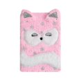 thumbnail image 1 of Plush Notebook Adorable Notebook Fluffy Notebook Students Stationery Cartoon Girl Gift, 1 of 2