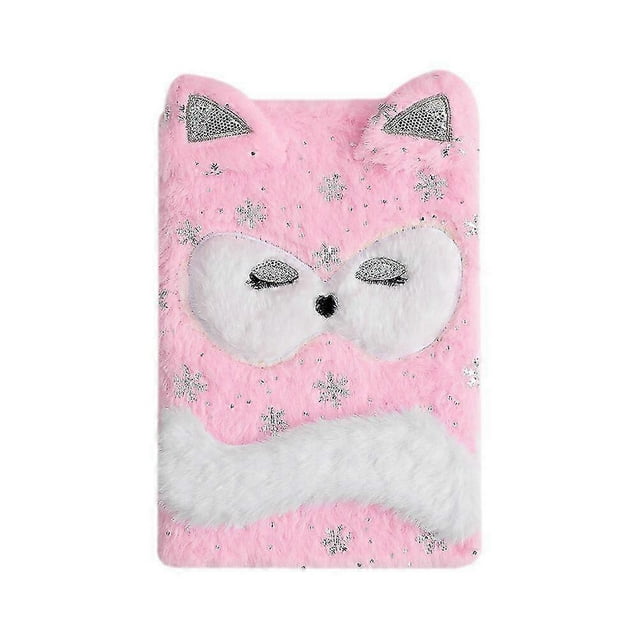 Plush Notebook Adorable Notebook Fluffy Notebook Students Stationery Cartoon Girl Gift