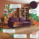 thumbnail image 3 of Sofá Cama Makora Milo Morado Velvet con Memory Foam y Respaldo Reclinable, 3 of 8