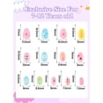 thumbnail image 2 of Press on Nails EBANKU Kids, funda completa, corta, falsa, 78 unidades, 2 of 7