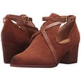 thumbnail image 6 of New Corso Como Women's Hanna Bootie Cognac Splitsuede/Burnished Calf 6.5, 6 of 6