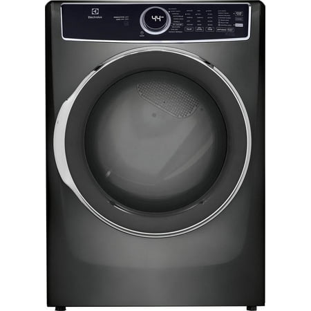 Electrolux - 8.0 Cu. Ft. Stackable Gas Dryer with Steam and LuxCare Dry System - Titanium