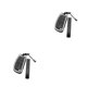 thumbnail image 4 of Scienceny Funda para llave de coche, paquete completo, soporte para llaves de desbloqueo, cubierta de carcasa remota impermeable, Protector de Negro plata 2piezas, 4 of 6