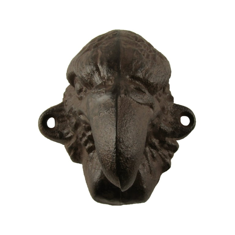 Cast Iron Bald Eagle Wall Mount Bottle Opener Cast Iron Bald Eagle Wall Mount Bottle Opener