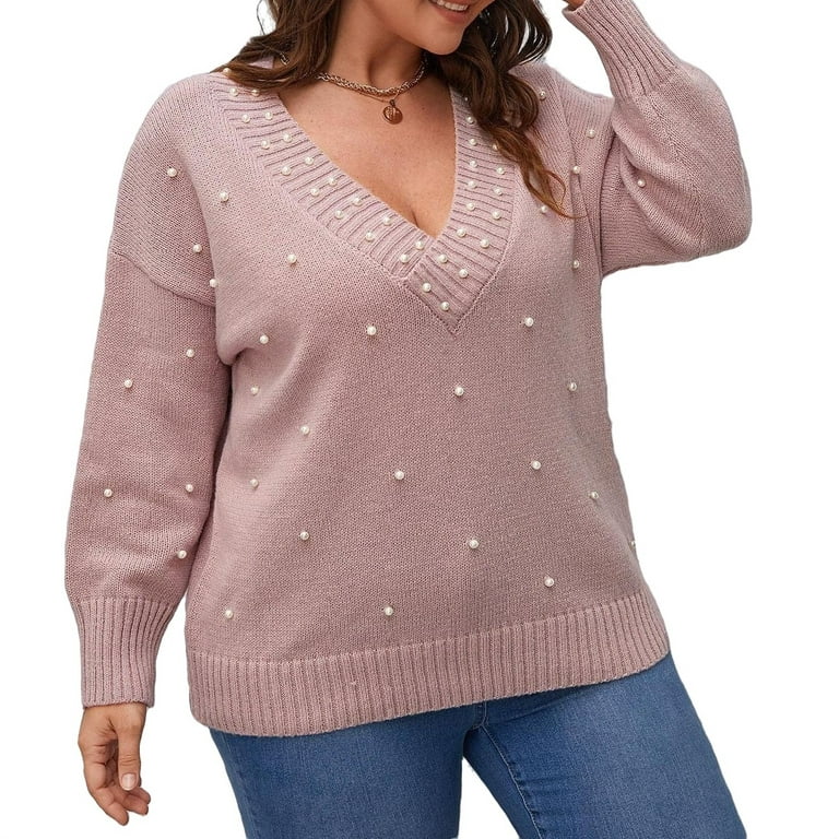 Walmart women's plus outlet size sweaters