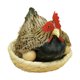 thumbnail image 4 of Estatuilla de Simulación Perfecl con Plumas Artificiales y Huevos Falsos 21 cm x 26 cm, 4 of 8