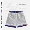 thumbnail image 3 of FORMRS Boys Swim Trunks Quick Dry Mesh Liner Boardshorts Sizes XS-XL, Candy Carnival, 3 of 7