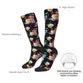 thumbnail image 4 of Sikiie Hibiscus Rose Knee Socks, High Socks Long Stretchy Sock Women Knee High Stocking, Long Socks for Women, 4 of 6