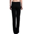 thumbnail image 3 of HDE Women's Yoga Pants Activewear Workout Leggings Black L, 3 of 4