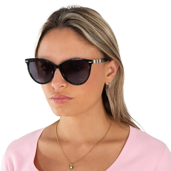 Carolina Herrera Grey Cat Eye Ladies Sunglasses HER 0107/S 0KDX/IR 57