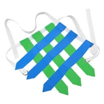 Hemoton 2Pcs Rugby Belt With Flags  Football Waist Belt Flag Wear-resistant Football Waist Training Flag