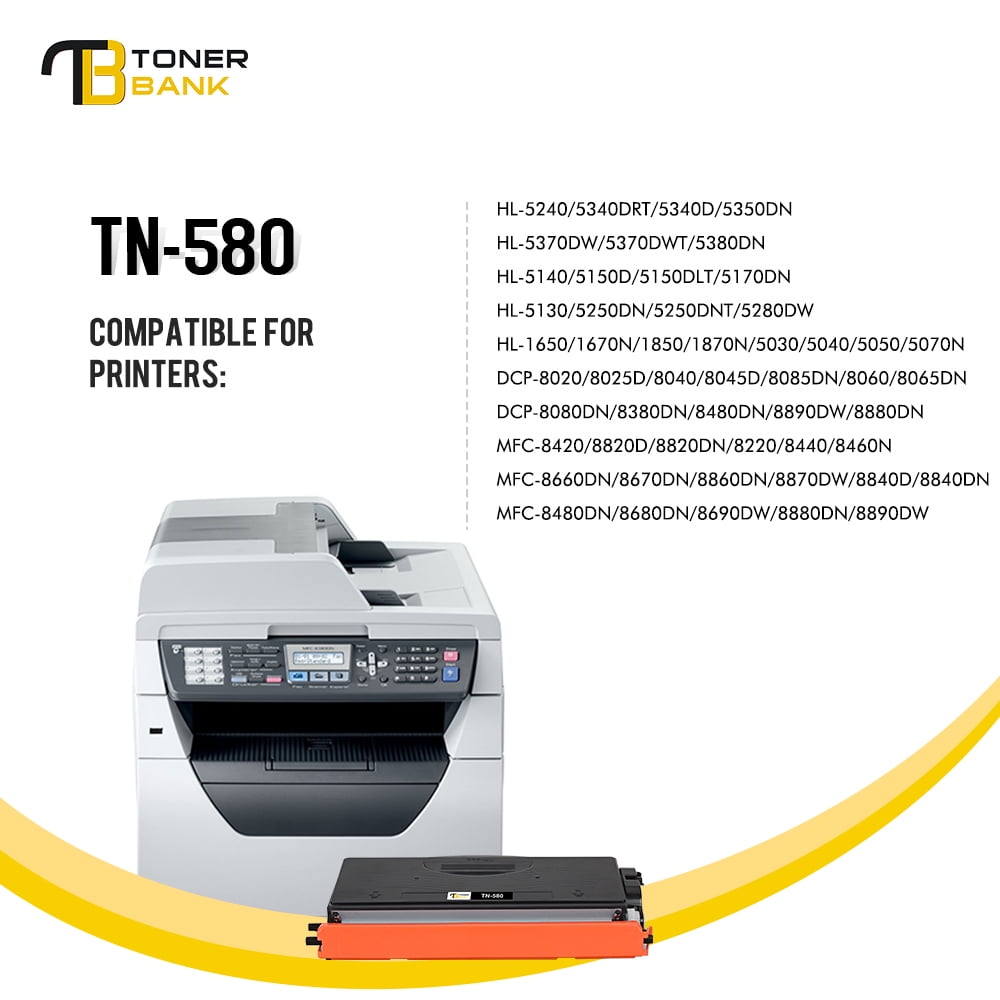 ketcher Interconnect animation Toner Bank Compatible Toner Cartridge Replacement for Brother TN580 Work  with HL-5240 HL-5250DN HL-5340D HL-5370DW DCP-8060 DCP-8065DN MFC-8660DN  High Yield Printer Ink (Black, 4-Pack) - Walmart.com