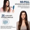 thumbnail image 2 of Hair Detangling Brush by Fiora Naturals - 100% Bio-Friendly Detangler Brush w/ Ultra-Soft Bristles, 2 of 6