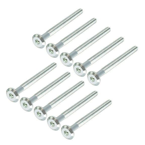 M6x70mm Hex Screws Bolts Carbon Steel Zinc Plated 10 Pack