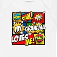 thumbnail image 4 of Inktastic My Grandma Loves Me Superhero Boys or Girls Baby Bodysuit, 4 of 5