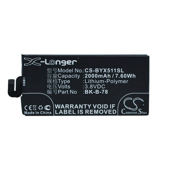2000mAh BK-B-78 B-78 Battery for BBK X5 MAX X5 MAX V X5MAX L X5 MAX