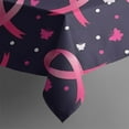 thumbnail image 5 of Pink Breast Cancer Square Tablecloth,Waterproof Square Table Cover,Wipeable Spillproof Washable Table Cover for Home Kitchen Party Decor 42"X42"(107x107cm), 5 of 6