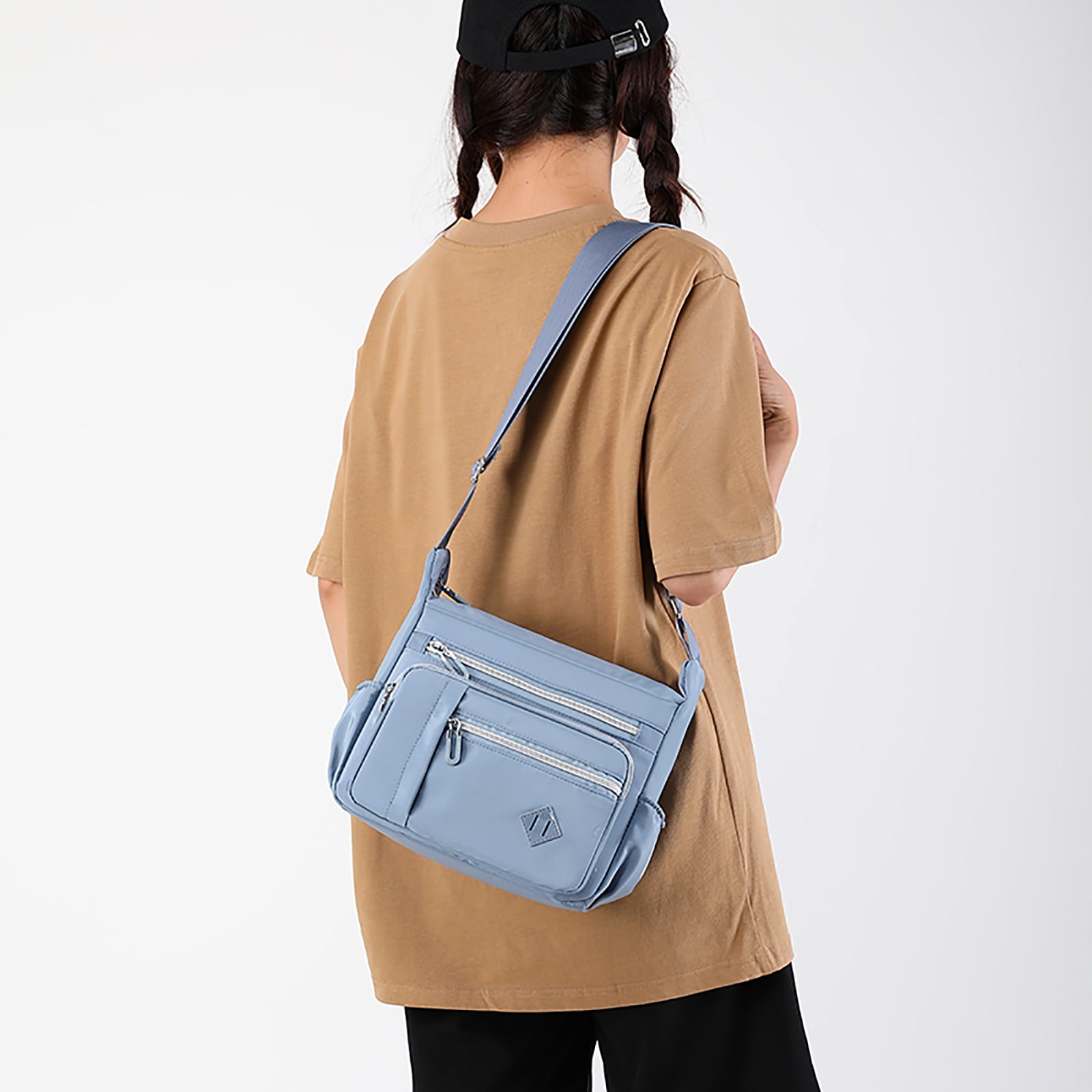 Jierger Women Shoulder Handbag Roomy Multiple Pockets Bag Ladies Crossbody Purse Fashion tote top Handle Satchel for Women Shoulder Purses and Handbags for Men Women Outdoor Travel Work