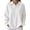 White, variant on Womens Polo Shirts Long Sleeve Waffle Knit Button Down Shirt Casual Loose Fit V Neck Tunic Tops M