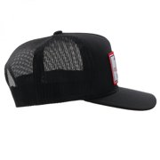 Hooey® Mens Pabst Blue Ribbon 5-panel Black Trucker Cap 2273T-BK