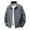 Gray 1, variant on Kureaily Men's Casual Jackets For Everyday Wear Relaxed Fit Printed Zip Up Jacket With Stretch Fabric For All Seasons