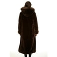 thumbnail image 3 of Women's Full Length Faux Fur Coat, 3 of 5