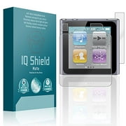 IQ Shield Matte Full Body Skin Compatible with Apple iPod Nano 6 (6th Gen) + Anti-Glare (Full Coverage) Screen Protector and Anti-Bubble Film