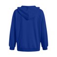 thumbnail image 6 of Ccpelsie Women Half Zip Fleece Sweatshirt Mock Neck Long Sleeve Winter Cozy Pullover Sweater Tops(Blue,M), 6 of 9