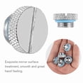 thumbnail image 4 of Plug Fitting, 5 Pieces Black G 1/4 Inch Plug Fitting, Silver  Water Stop Plug, Brass Water Cooling Plug for Computer Water Cooling System, with Slotted Drive, Easy to Tighten, 4 of 7