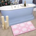 thumbnail image 2 of Binwennn Christmas Doormat Winter Bath Rug Snowflak Mats Front Door Mat Decorative Non Comfortable Mat Home Cashmeree Imitation Xmas Winter Throw Blankets for Ladder Legacies Blanket, 2 of 5