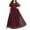 ZA-Wine-wedding guest dresses, variant on Wiyuqeen Women's Dresses Plus Size Mother of The Bride Dresses for Wedding Lace V-Neck Chiffon Long Formal Evening Gowns with Belet