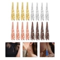 thumbnail image 1 of WHAMVOX 60Pcs Metal Bead Caps for Jewelry Making Assorted Color Hollow Beaded Caps DIY Accessories, 1 of 8