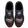 thumbnail image 2 of Whisper Words Of Wisdom Let It Be Hippie Shoes Sneakers for Women Men Black Size 13, 2 of 7