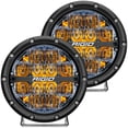 thumbnail image 2 of Rigid Industries 36206 360-SERIES 6 INCH LED OFF-ROAD DRIVE BEAM AMBER BACKLIGHT PAIR, 2 of 3