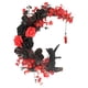 thumbnail image 1 of Guirnalda Rosas Y Vid Corona Halloween Con Calavera Color, 1 of 9