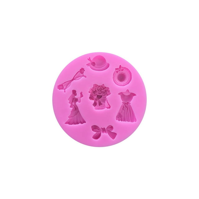 Toystoory Molde de pastel de silicona Hotel Dining Cafe Jelly Chocolate Pudding Mold Wedding Party Fondant Decoración Herramienta para hornear Herramientas y accesorios para hornear Toystoory HA081647-00