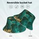 thumbnail image 2 of Balery Green Gold Glitter Sombreros para el sol para hombre y mujer, sombrero de pescador con UPF 50+, 2 of 6
