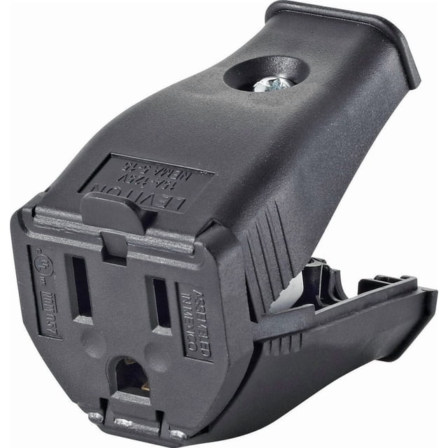 Enchufe de cable Leviton, termoplástico comercial/residencial 5-15R