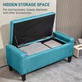 thumbnail image 4 of HOMCOM Banc de Rangement, Banc Ottoman avec Dessus Rabattable, Vert, 4 of 10